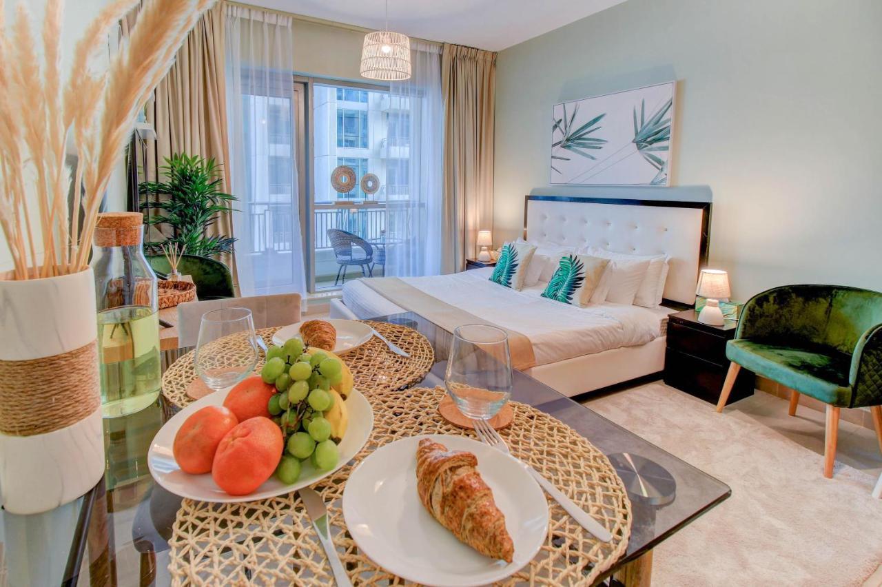 Durrani Homes - Luxurious Studio Near Dubai Mall With Pool View Ngoại thất bức ảnh